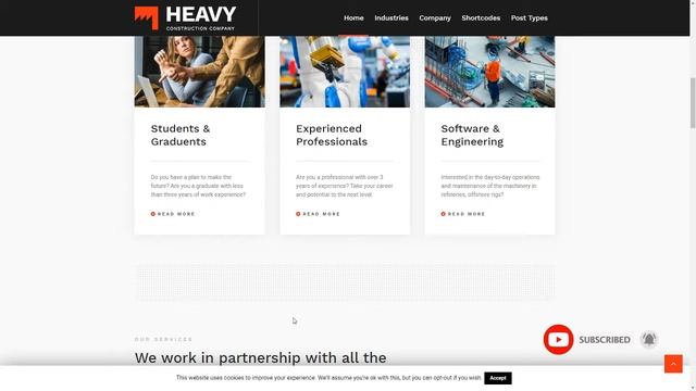 Heavy - Industrial WordPress Theme Briar Kenith смотреть онлайн