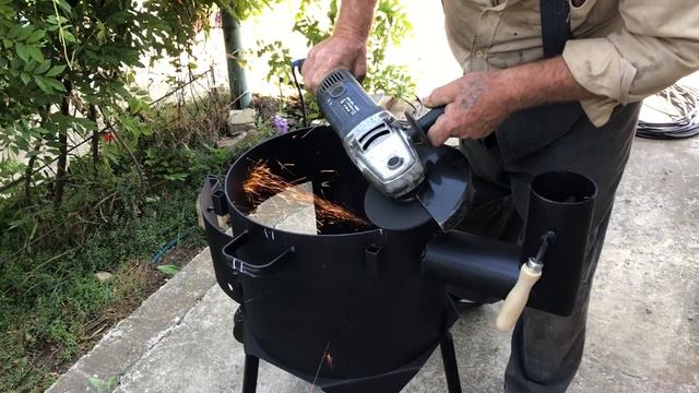 Печь с дымоходом. Дорабатываю под себя. смотреть онлайн