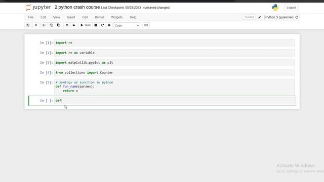 Python Crash Course: Learn Python Programming from Scratch Lesson :4 смотреть онлайн