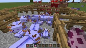 КАК ПРИЗВАТЬ СИНИХ (СИРЕНЕВЫХ) АКСОЛОТЛЕЙ В МАЙНКРАФТЕ БЕЗ МОДОВ!