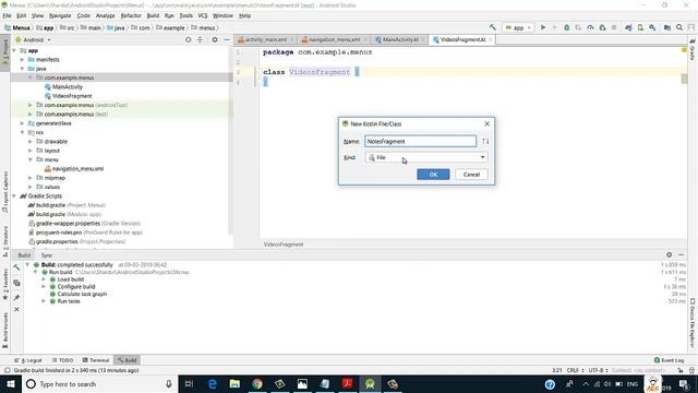 Menus in Android (Kotlin) | Advanced Mobile Programming | Bsc I.T. смотреть онлайн
