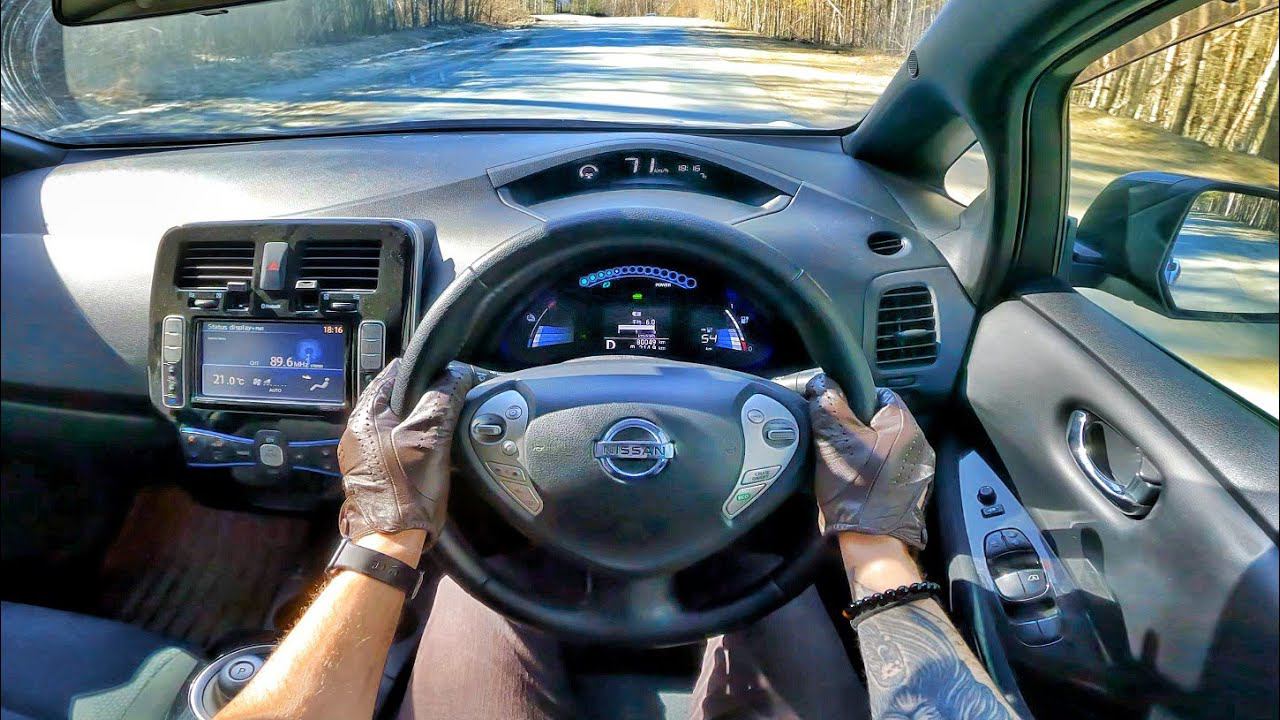 2013 Nissan Leaf 24 kWh - POV TEST DRIVE смотреть онлайн
