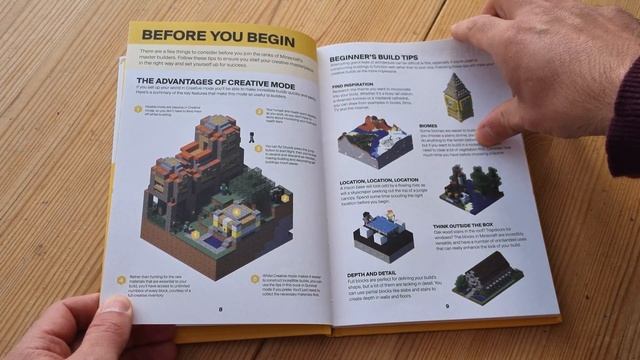 Mojang Minecraft - guide to creative book review | 4K смотреть онлайн