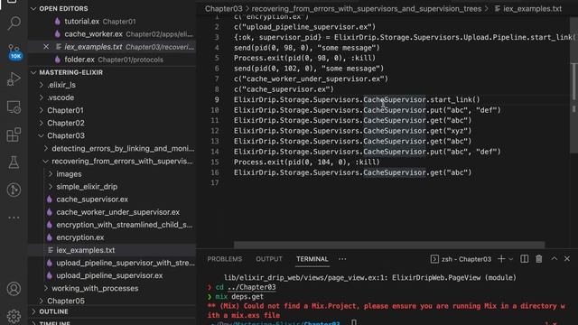 [Master Elixir] 06 - worker, supervisor, dynamic supervisor(Ch. 03, v4) смотреть онлайн