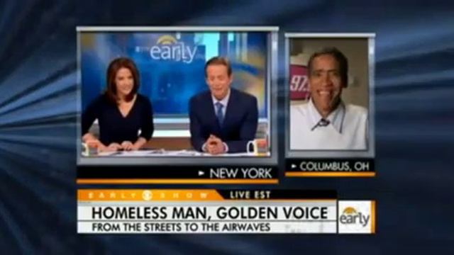 Ted Williams Interviewed On CBS News