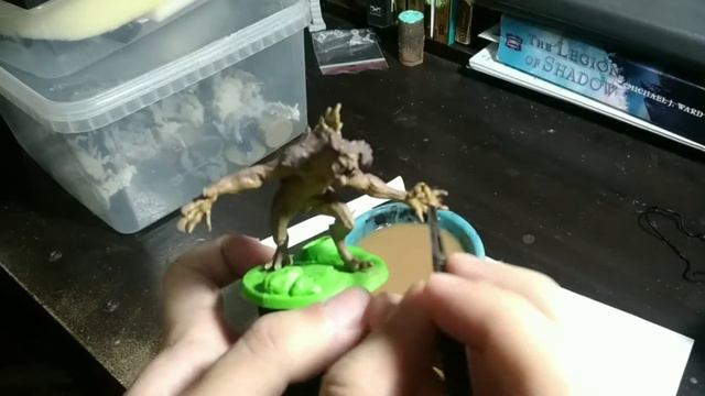 Painting the Deathclaw from Fallout Wasteland Warfare смотреть онлайн