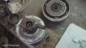 Полноценное сцепление для минитрактора из тормозного барабана под насос НШ