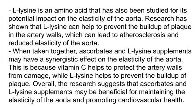 Vitamin C & L-lysine. Supplements for Health and Longevity. GPT version with my corrections. смотреть онлайн