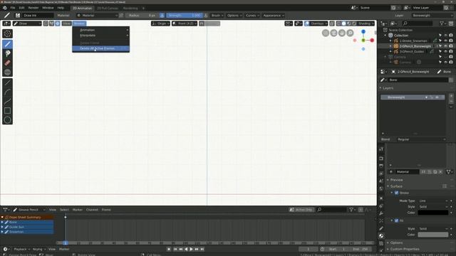 Blender 2.8 Grease Pencil | Draw Mode | Beginner Quick Tips Vol. 03 смотреть онлайн