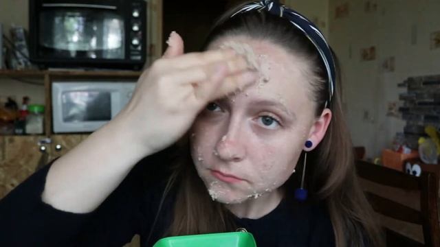 Домашнее средство 2в1! Фруктовый пилинг лица и ореховый скраб с овсянкой