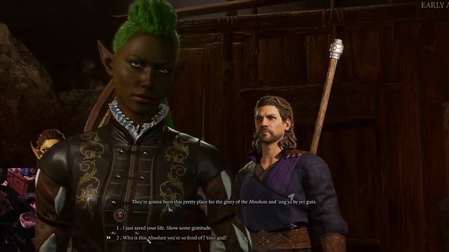 Gale Bravely Saves Goblin Prisoner from Tieflings in the Grove | Baldur's Gate 3 смотреть онлайн