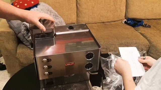 Распаковка кофемашины Lelit Kate
