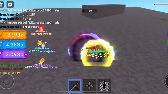 Trying to get spirit realm with my friend!(Op ninja simulator roblox) смотреть онлайн