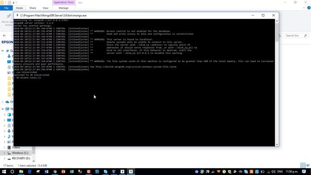Crear una base de datos en MongoDB - Marlon Zaldivar - 61611177 смотреть онлайн