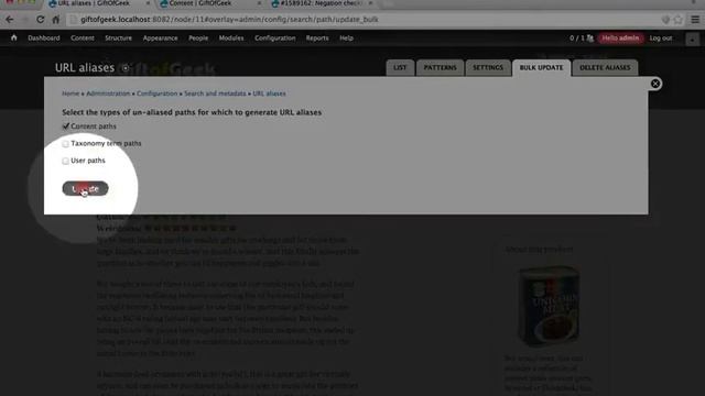 124. How to bulk update the URL aliases of existing nodes and how the Global Redirect module works смотреть онлайн