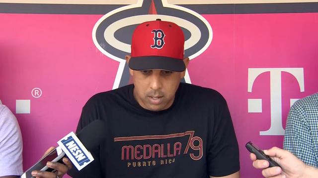 Red Sox Manager Alex Cora Gives Update On Michael Chavis смотреть онлайн