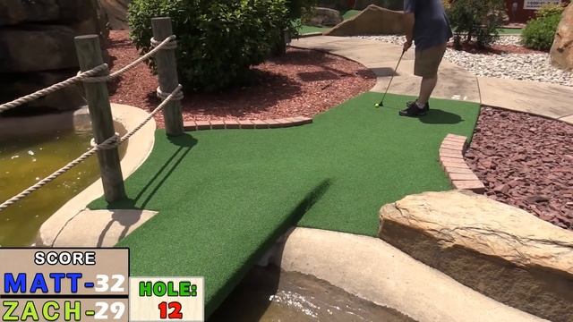 Mini Golf Let's Play For Real! Loser Eats Bean Boozled Challenge! - Mini Golf Game смотреть онлайн