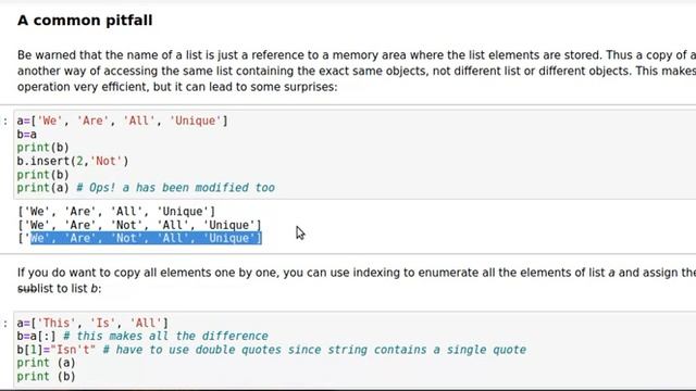 How to copy Python lists: avoid a common pitfall смотреть онлайн
