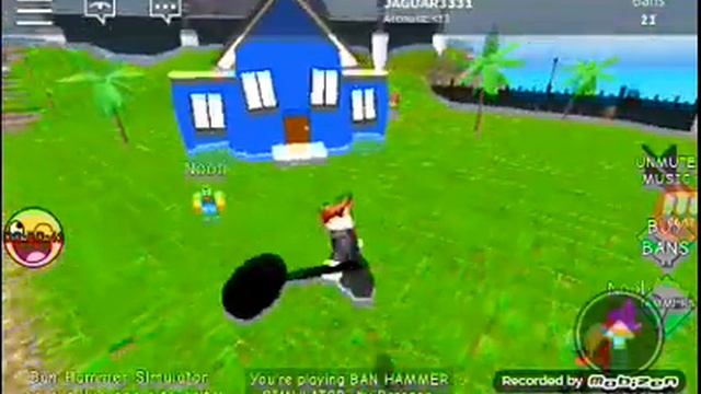 Убиваю нубиков симулятор молотка Roblox смотреть онлайн