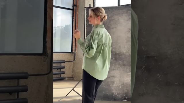 Рубашка женская оверсайз - самая популярная модель #одежда #style смотреть онлайн