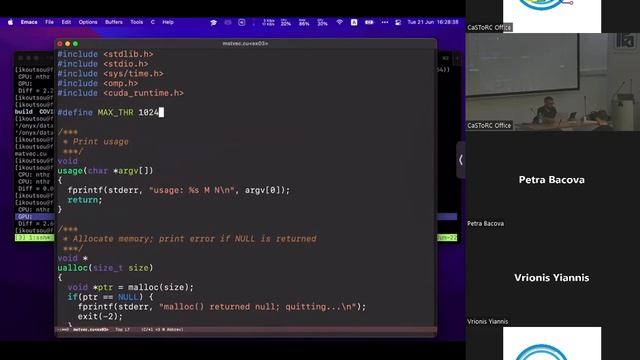 HPC 2nd Intermediate Training Event: GPU programming using CUDA Part 4 смотреть онлайн