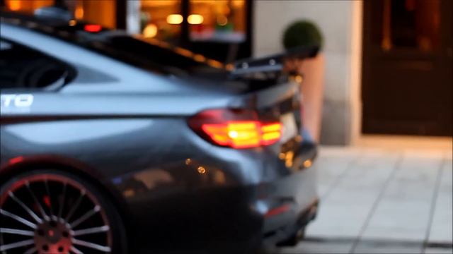 Mercedes CLA 45 AMG with red wheels - loud cracking revs, accelerations and Racestart!!! смотреть онлайн