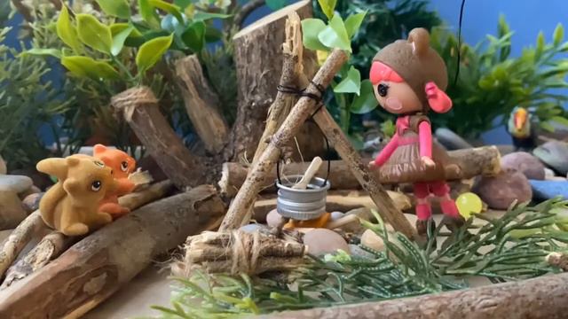 ДОМ на ДЕРЕВЕ / stopmotion/Мультик/кукольная история/ играю в LALALOOPSY смотреть онлайн