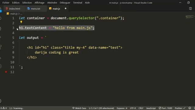 Javascript #darija from scratch includes (nodejs & react js) (update text content & use dataset) смотреть онлайн