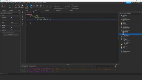 How to Make a Code System in Roblox Studio