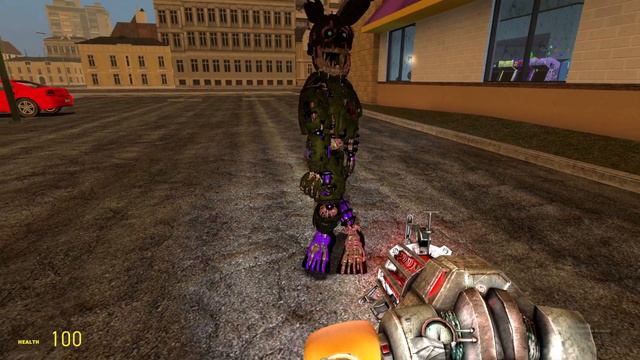 [FNAF GMOD] Half Dead Springtrap Model! смотреть онлайн
