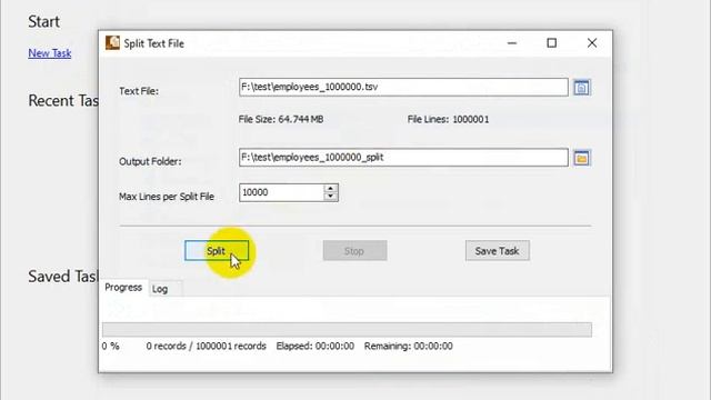 Split large TSV file in windows смотреть онлайн
