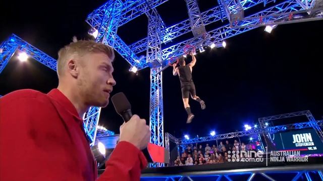 John Steffensen battles the Ring Toss | Australian Ninja Warrior 2019 смотреть онлайн
