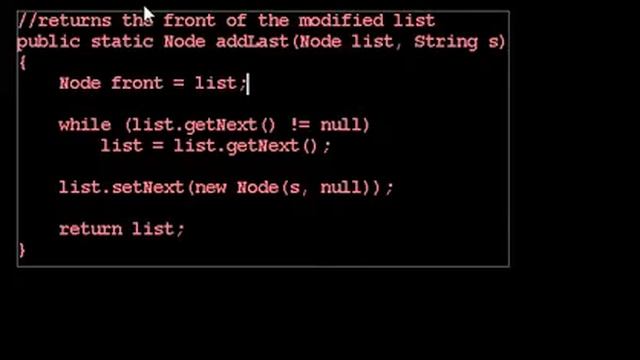 Linked Lists 9: Adding to an Empty List смотреть онлайн