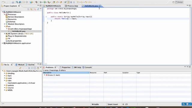 Java Part 1- Using Java Classes in ActiveMatrix Businessworks™ 6 смотреть онлайн