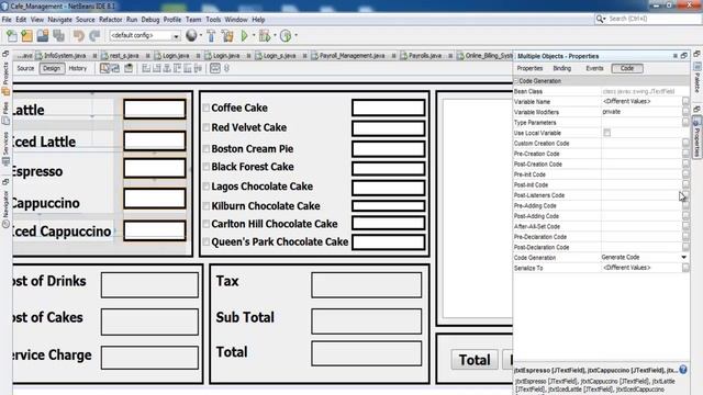 How to Create Cafe Management Systems in Java NetBeans - Tutorial 2 смотреть онлайн