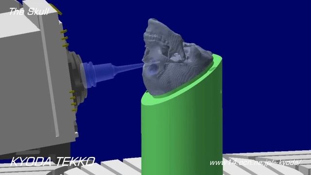 The Skull by 5-Axis Machining DMG DMU60 monoBLOCK / KYODA TEKKO CORPORATION смотреть онлайн