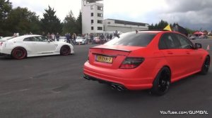 Mercedes C63 AMG один из самых громких выхлопов!
