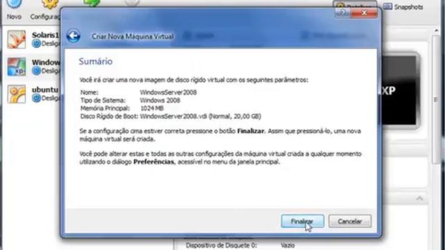 Criação de uma Máquina Virtual com o Oracle VirtualBox смотреть онлайн