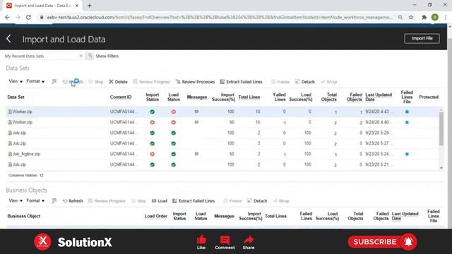 HCM Create Employee using worker.dat - Oracle Fusion (Part 1) | Oracle Tutorial | SolutionX смотреть онлайн