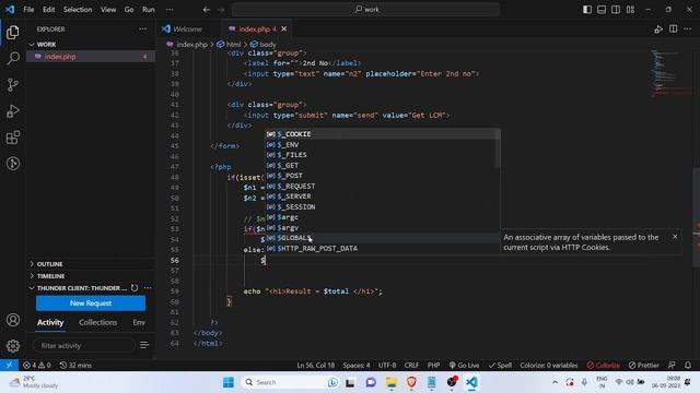 php & mysqli in hindi form handling and its examples LCM, HCF, Addition - part 16 смотреть онлайн
