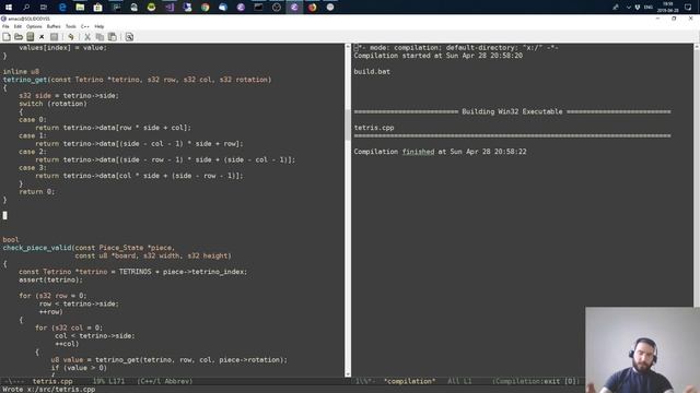 How to make a full Tetris game in C/C++ смотреть онлайн