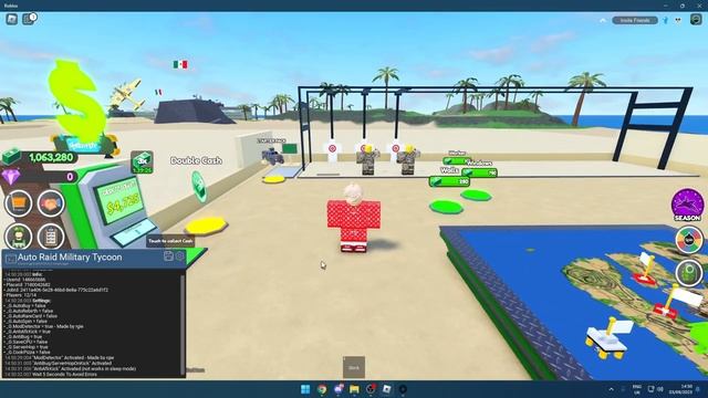THE MOST OP Military Tycoon Hack/Script GUI | AUTO RAID, INFINITE MONEY, BEST FARM PASTEBIN 2023 смотреть онлайн