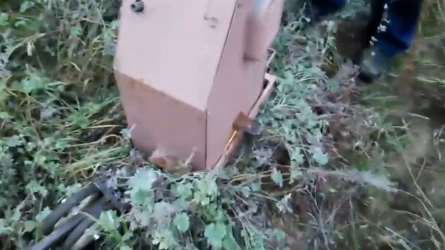 Вспашка земли электроплугом (электролебедкой) ЛС-100 смотреть онлайн