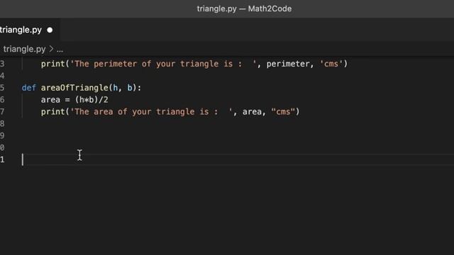 Math 2 Code with Python - Perimeter & Area of TRIANGLEmp4 смотреть онлайн