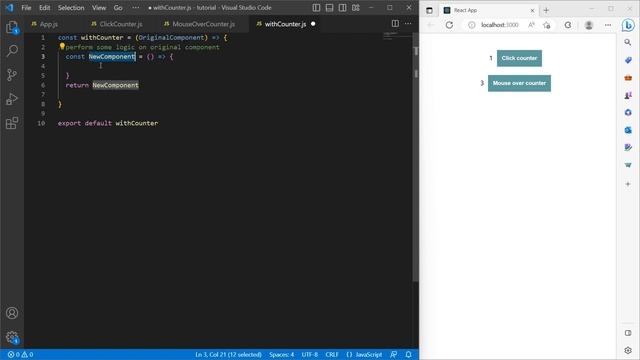[36] React JS | Higher Order Components (HOC) in 20 Minutes for beginners смотреть онлайн