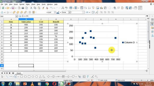 How to make scatter Plot in Libreoffice calc смотреть онлайн