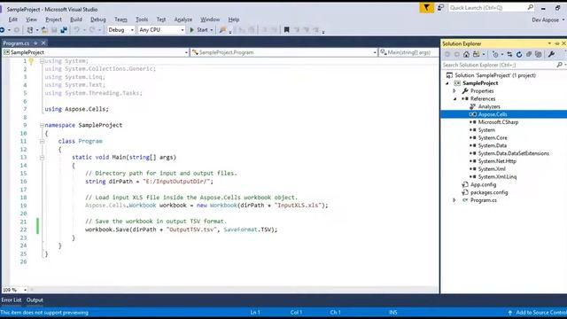 Convert XLS to TSV in C#.NET смотреть онлайн