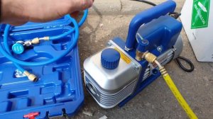 Заправка кондиционера AC Renault Scenic 2 , первый опыт (еще есть чему учиться )