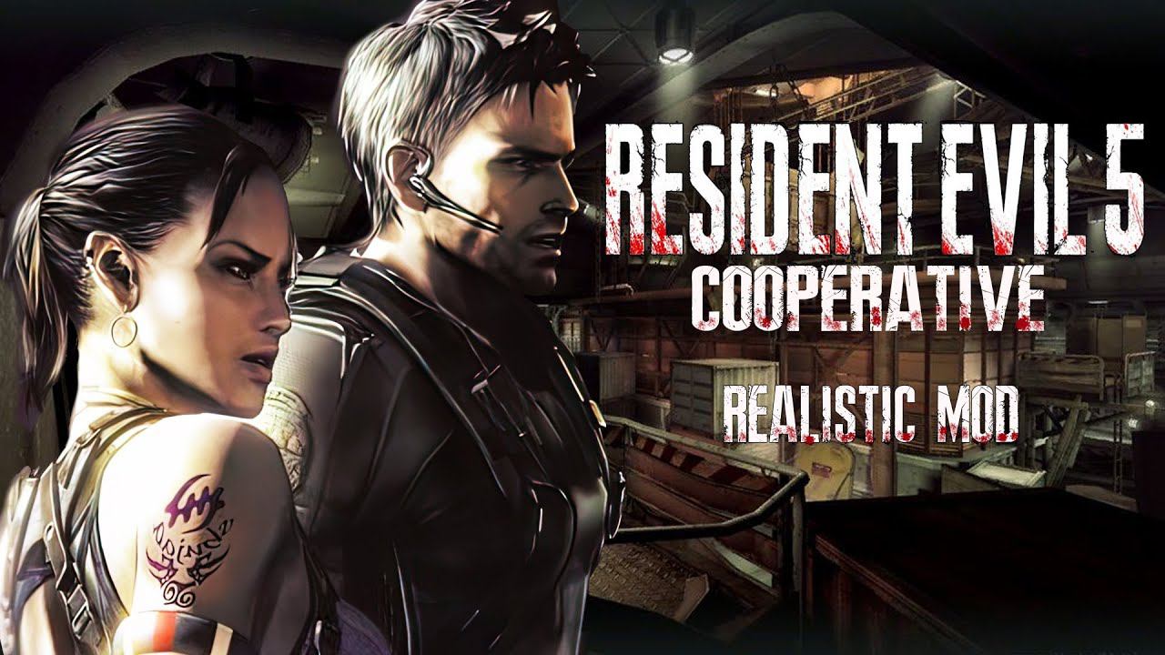 Resident Evil 5 Realistic Mod Coop @Dailyhardcore (Профи) #1