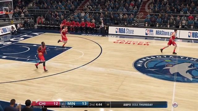 NBA Live 18 Gameplay | Minnesota Timberwolves vs Chicago Bulls (Jimmy Butler Faces Old Team) смотреть онлайн